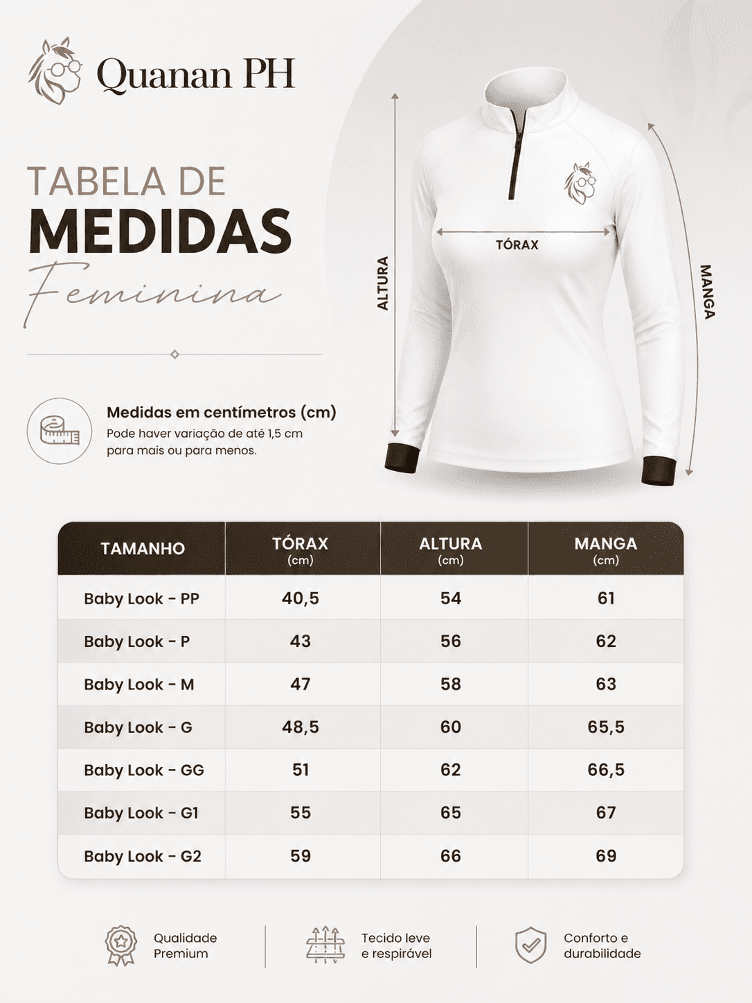 Camisa Feminina BRK Cow Print Off White com Proteção Solar UV50+ - 3